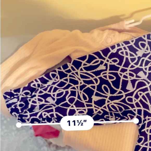 Michael Kors Womens Sz XL dark navy blue Nautical Blouse - Picture 10 of 13